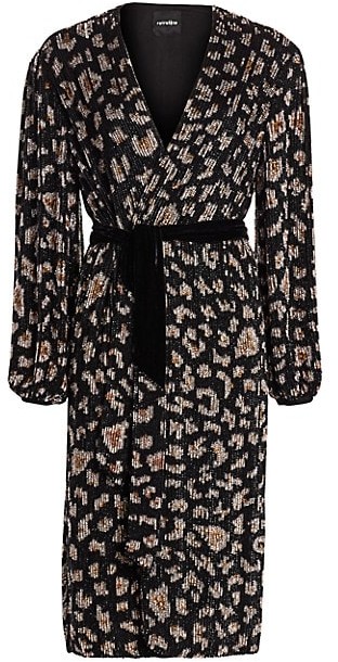 retrofete Aubrey Sequin Wrap Dress - ShopStyle Plus Size Clothing