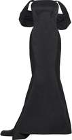Thumbnail for your product : Zac Posen Off-the-shoulder Fluted Duchesse-satin Gown