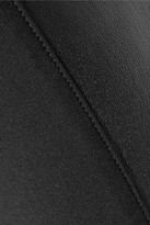 Thumbnail for your product : Rag & Bone Dani Leather-paneled Stretch Cotton-blend Skinny Pants - Black