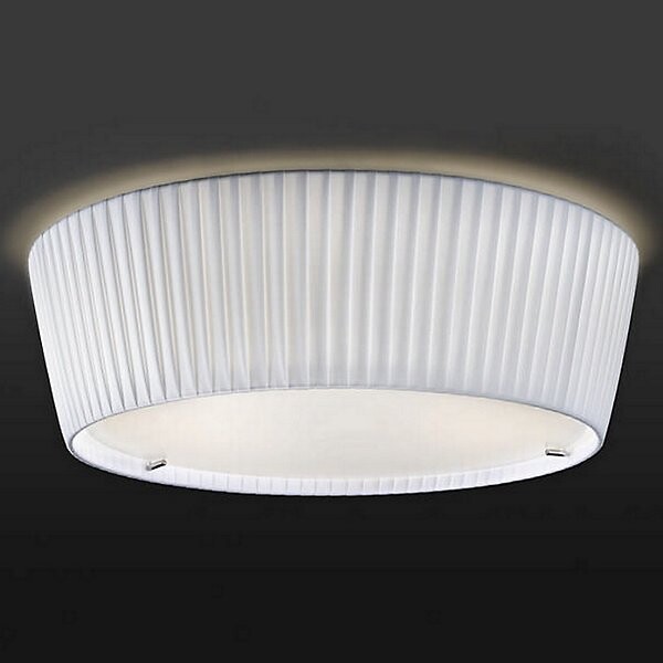 Bover Plafonet Fonda Flushmount Light in Silver, Size: Small