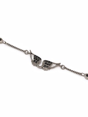 Zadig & Voltaire Rock Wing-Embellished Necklace