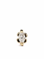 Thumbnail for your product : We by WHITEbIRD 18kt Yellow And 14kt Yellow Gold Marquise Diamond Stud Earring