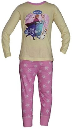 Disney Girls Frozen Elsa Anna Sisters Forever Pyjama Set / Pjs / Pajamas