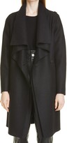 Thumbnail for your product : Harris Wharf London Volcano Belted Pressed Wool Coat