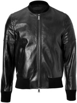 Thumbnail for your product : Neil Barrett Leather Bomber Jacket Gr. M