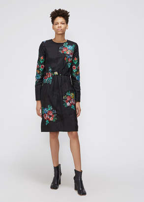 MS MIN Long Sleeve Quilted Dress