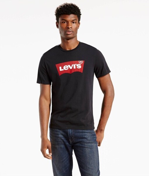 Levi's Men's Classic Fit Short Sleeve Batwing Logo Crew Neck T-Shirt - -  ShopStyle