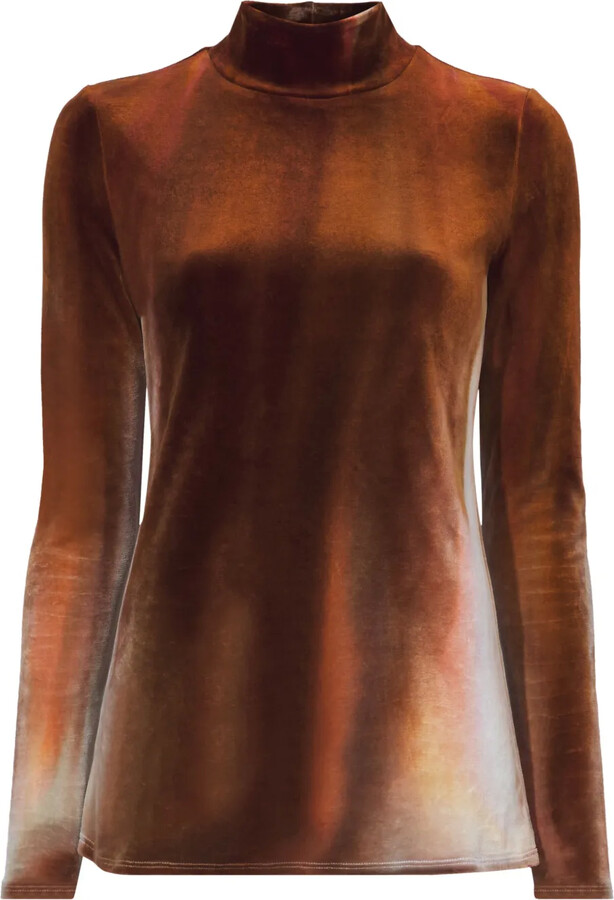 Proenza Schouler Ice Dyed velvet top