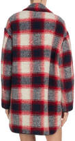 Thumbnail for your product : Gabrie Plaid Wool-Blend Coat
