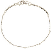 Thumbnail for your product : Bottega Veneta Silver Crystal Chain Bracelet