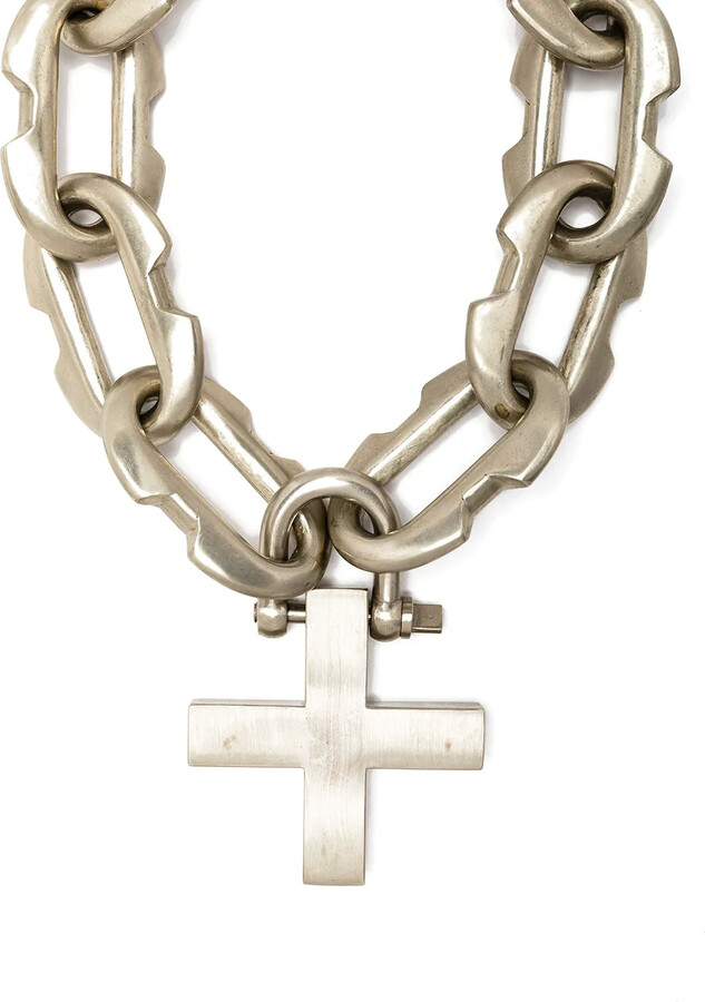 Parts of Four Massive Deco Link necklace