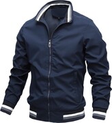 Thumbnail for your product : Panegy Men's Casual Stylish Jacket Lightweight Summer Jacket Coat White Size M