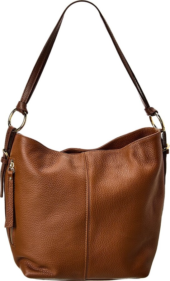 Italian Leather Top Handle Hobo Bag ShopStyle