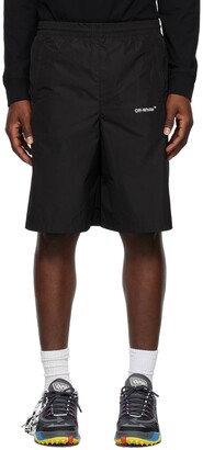 Off-White Black Men's Shorts | Shop the world's largest collection of 