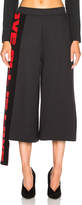 Thumbnail for your product : Stella McCartney Cropped Wide Leg Pants in Ink | FWRD