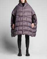 Oversized Quilted Down Puffer Jacket 