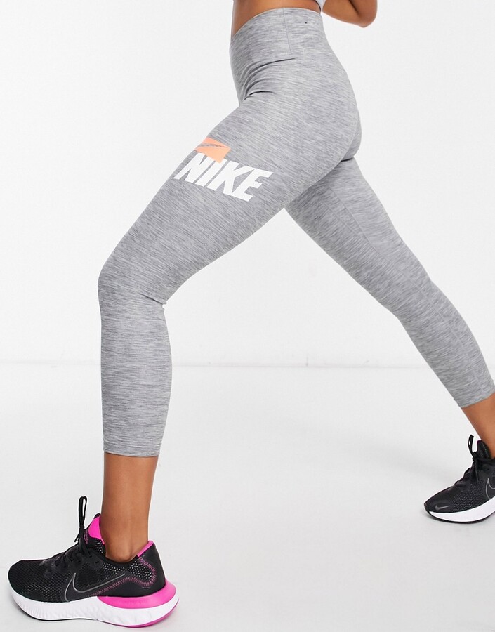 Nike Training One Sculpt Tight cropped leggings in gray - ShopStyle  Activewear Pants