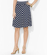 Thumbnail for your product : Lauren Ralph Lauren Striped Jersey Skirt