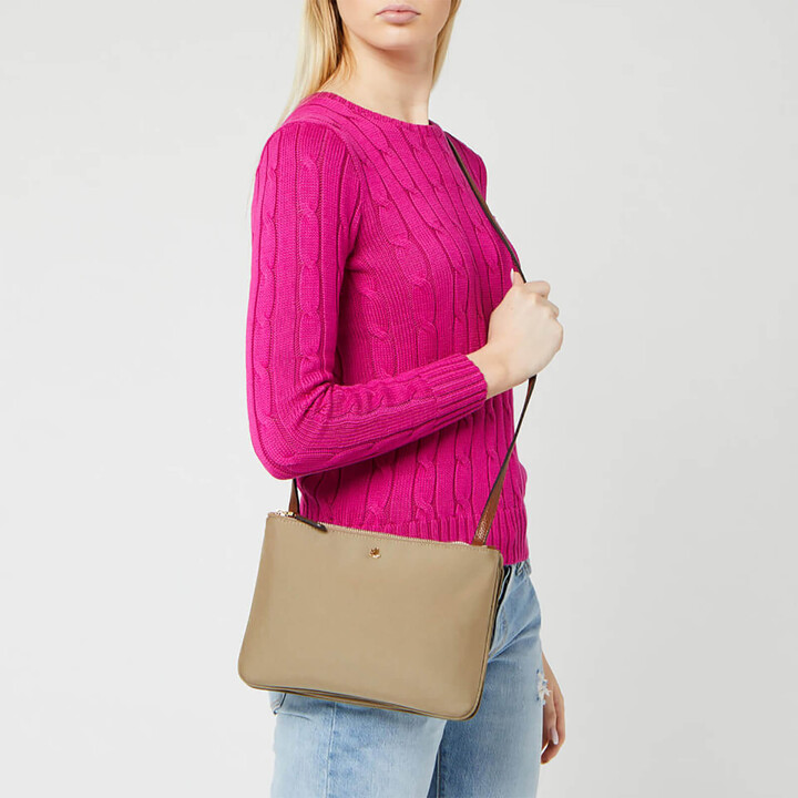 Lauren Ralph Lauren Women's Chadwick Medium Cross Body Bag - Beige -  ShopStyle