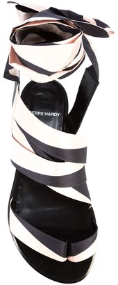 Pierre Hardy Ankle-Wrap Sandals