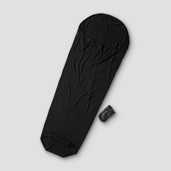 Cocoon Premium-MummyLinerMerinoWool-Black