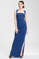 Thumbnail for your product : Nicole Miller Open Back Jersey Gown