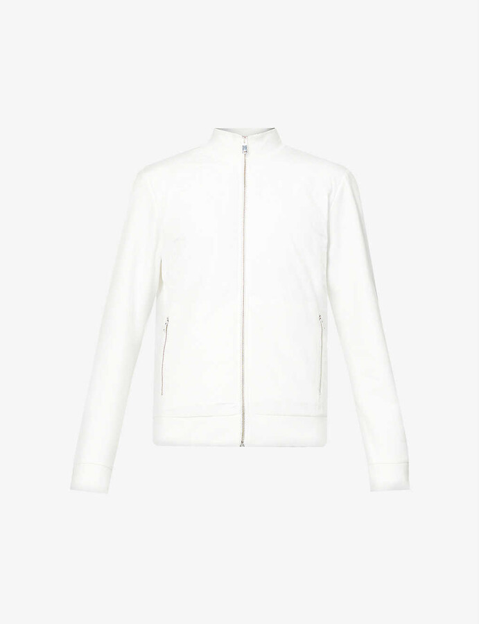 Reiss Whitley funnel neck jersey jacket ShopStyle