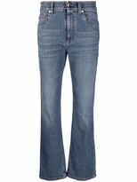 Mid Rise Straight Jeans 
