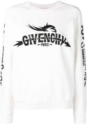Givenchy logo print sweatshirt