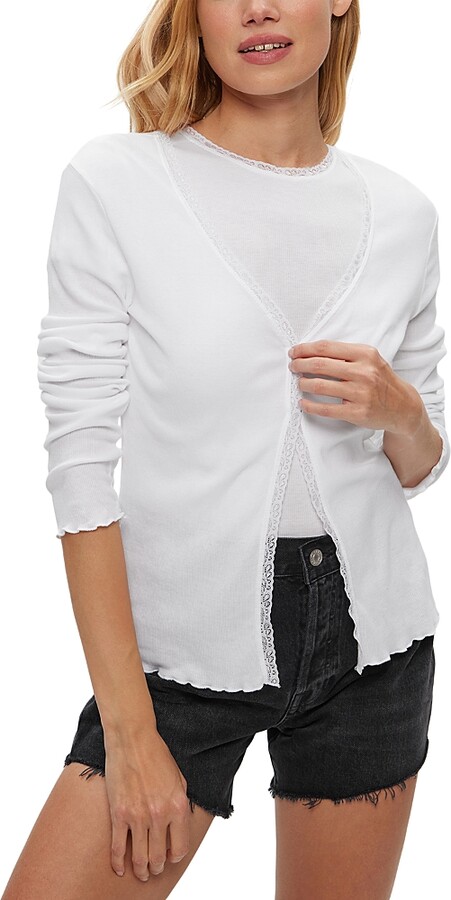 Michael Stars Beatrice V Neck Cardigan
