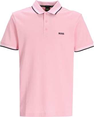 HUGO BOSS Men\'s Pink Polos | ShopStyle