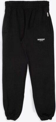 Represent Owners Club Relaxed Sweatpants Black cotton sweatpants - Owners club relaxed sweatpants