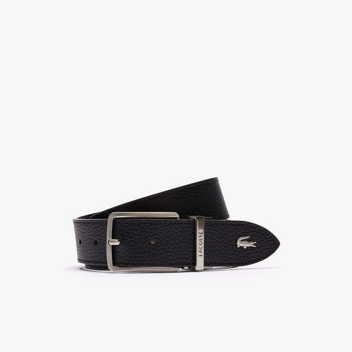 Lacoste Men's Engraved Buckle Braid Belt - ShopStyle
