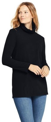 fleece turtleneck tunic