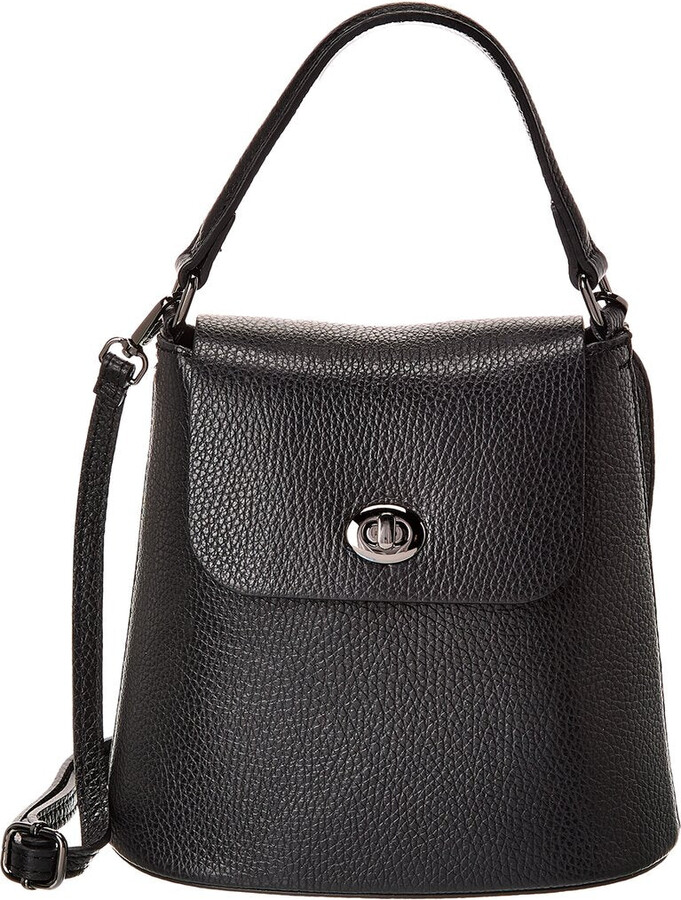 Italian Leather Top Handle Shoulder Bag ShopStyle