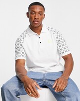 Thumbnail for your product : Sergio Tacchini monogram sleeve polo in white