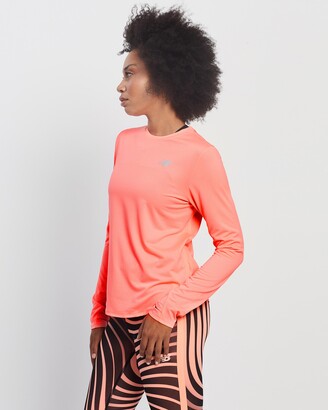 New Balance Women's Pink Long Sleeve T-Shirts - Accelerate Long Sleeve Top - Size S at The Iconic