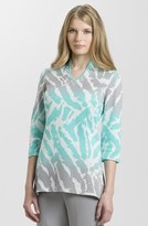 Thumbnail for your product : Ming Wang Three Quarter Sleeve Tunic