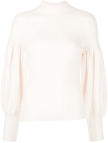 Thumbnail for your product : Zimmermann Bishop-Sleeved Cashmere Jumper