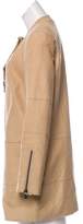 Thumbnail for your product : J Brand Zip-Accented Knee-Length Coat