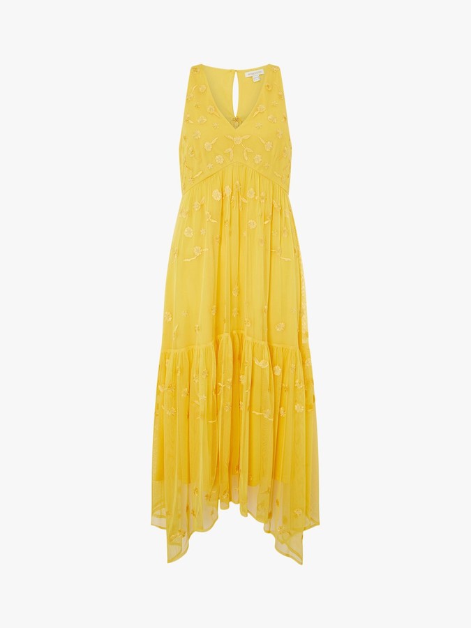 monsoon mustard dress