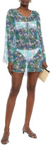 Thumbnail for your product : Emilio Pucci Printed Silk-chiffon Coverup
