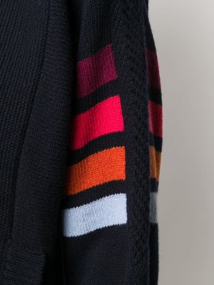 Paul Smith Contrasting Stripe Cropped Jumper