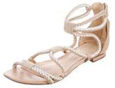 Thumbnail for your product : Alexandre Birman Leather Caged Sandals