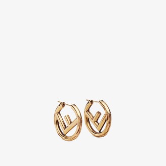 fendi gold hoops