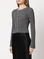 Thumbnail for your product : Apparis Brittney ribbed knit cropped cardigan