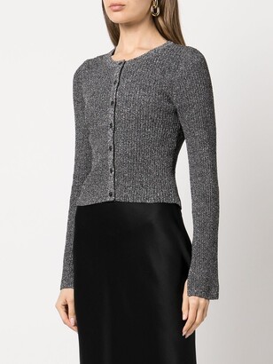 Apparis Brittney ribbed knit cropped cardigan