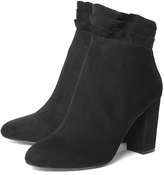 Thumbnail for your product : Black 'Aloe' Ruffle Ankle Boots