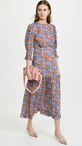 Thumbnail for your product : Rixo Petal Tierred Midi Dress