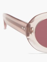 Thumbnail for your product : Isabel Marant Sunglasses Trendy Oval Acetate Sunglasses - Nude